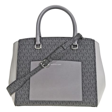 grey michael kors purse uk|Michael Kors signature tote gray.